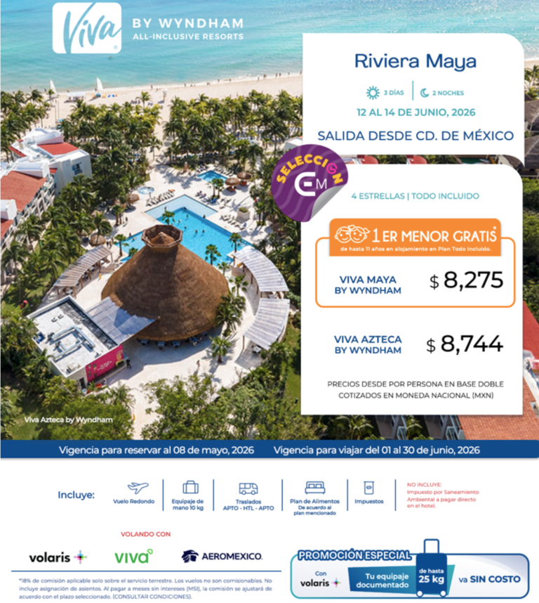 Viva Maya con a&eacute;reos (Reserva aqu&iacute;)
